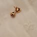 Pandora rose gold earrings