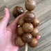 Wooden fruit