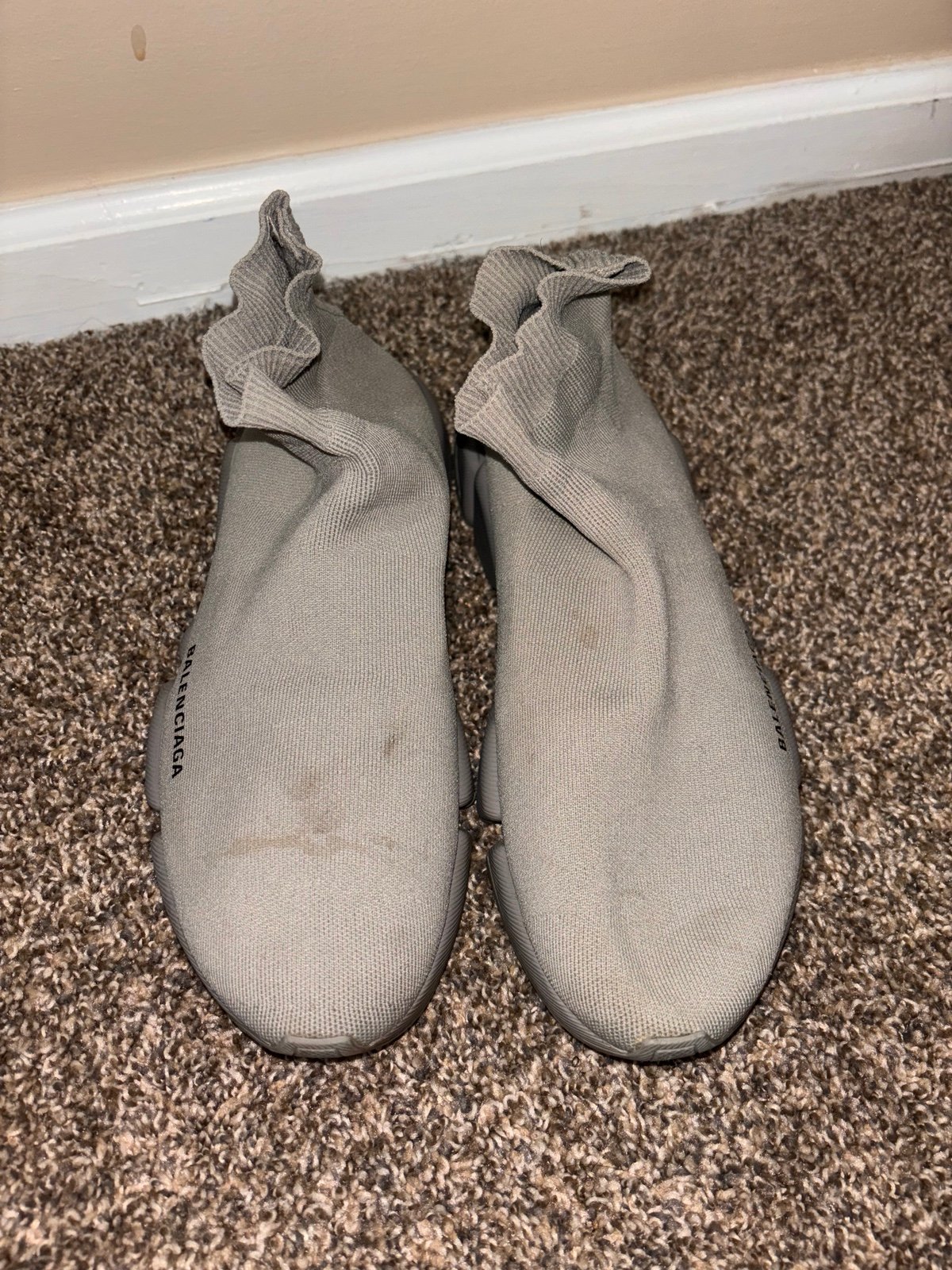 Grey balenciaga men runners