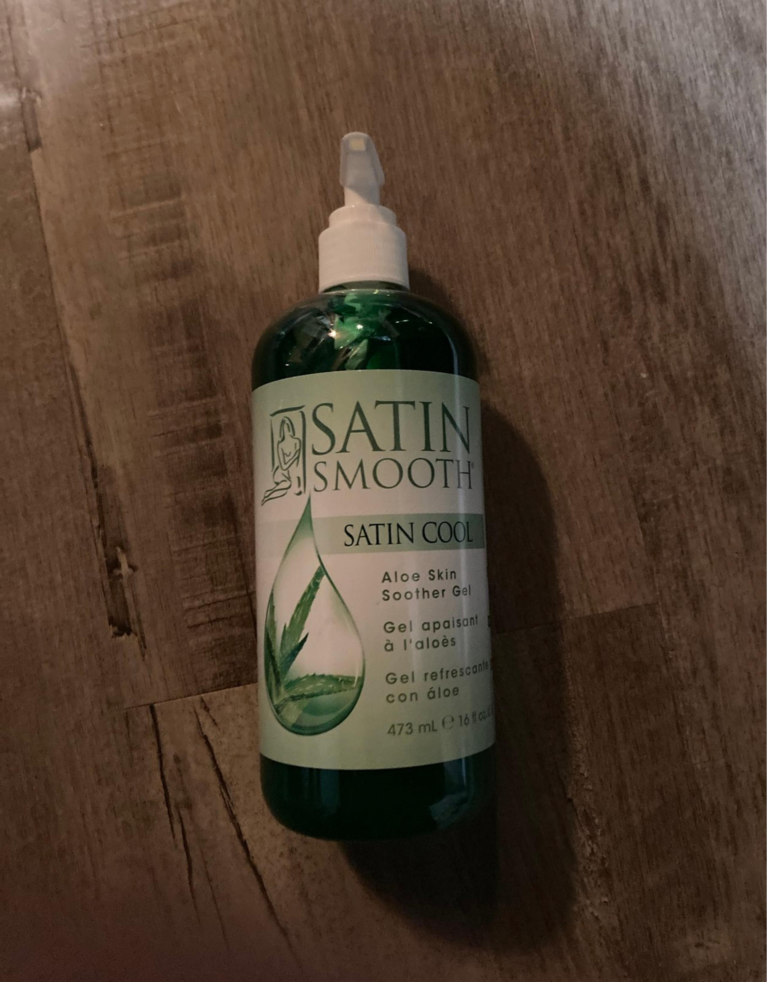 Satin Smooth Cool aloe skin gel
