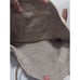 Vintage BREE Natural Leather And Raw Linen Bag, made in Germany