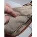Vintage BREE Natural Leather And Raw Linen Bag, made in Germany