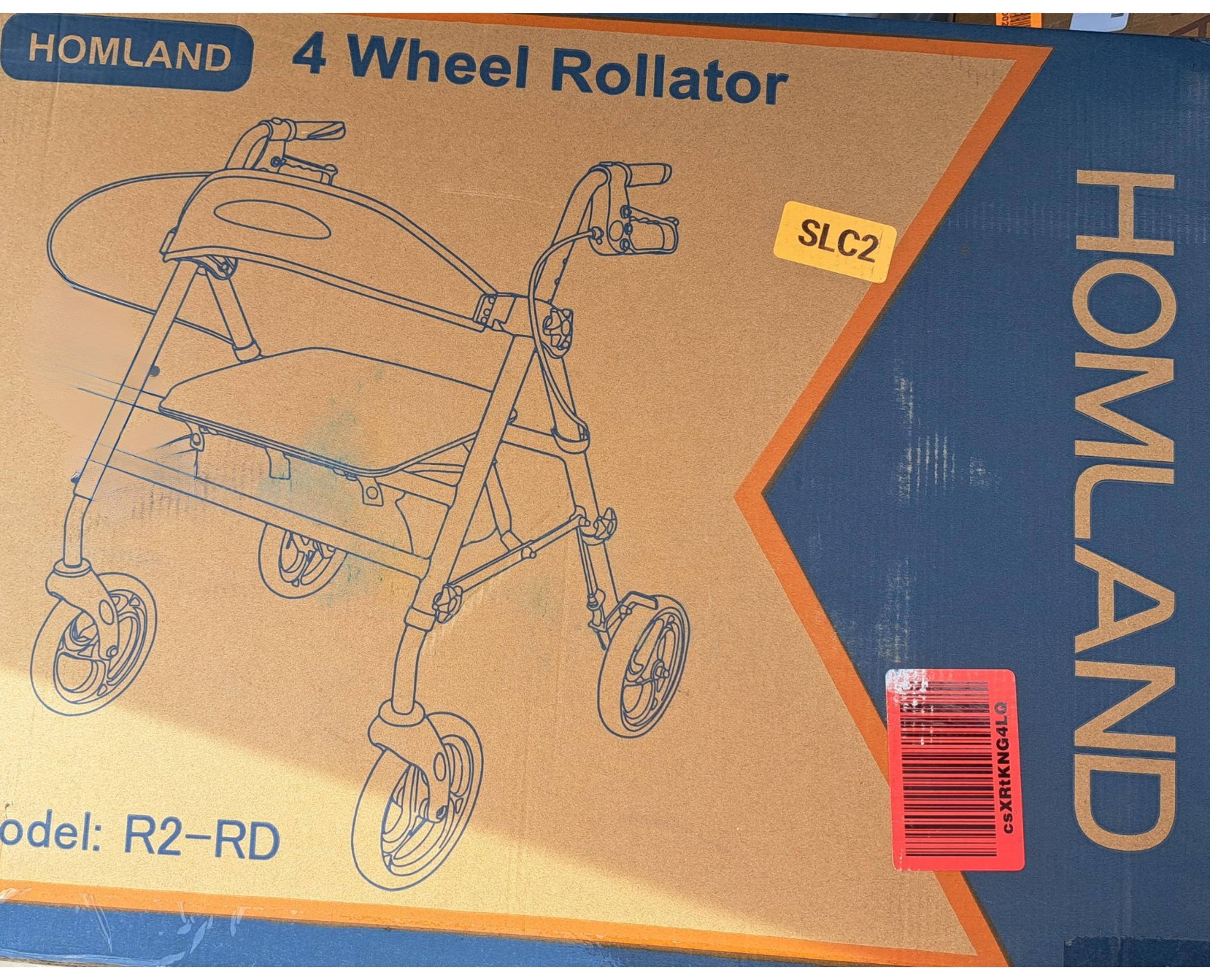 4 wheel rollator