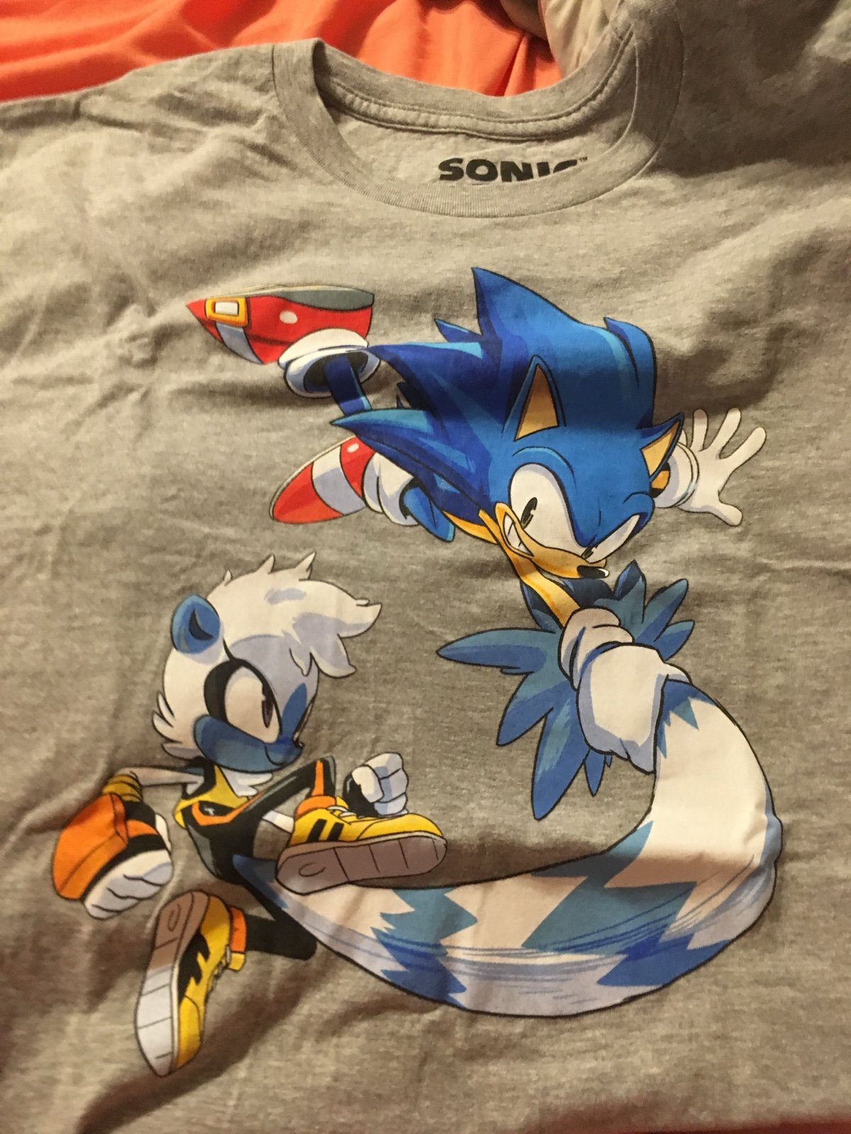 Tangle the Lemur and Sonic the Hedgehog Rare Limited IDW Comic Shirt Size M Men