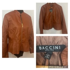 Baccini Jacke Zipper size XL NWT