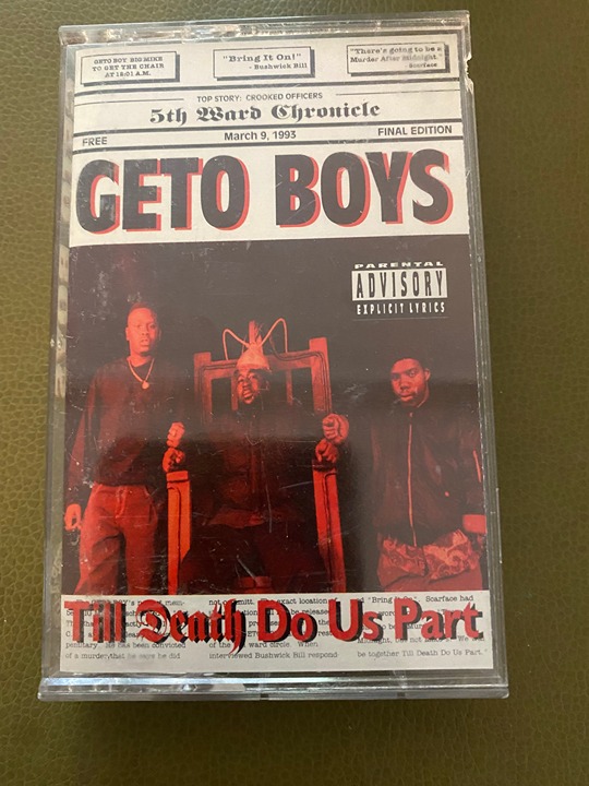 Geto Boys *Till Death Do Us Part *cassette tape *NM/NM *1993 *Rap-A-Lot *P457191