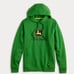 Men's John Deere Core Logo Hoodie-Small-Green