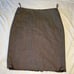 ETRO Made in Italy 100% Wool Brown Pencil Skirt-Size 48 (34 Waist)-Needs Hemmed