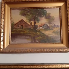 Signed Macy's painting