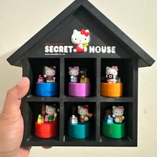 Vintage Collector Item Hello Kitty Secret House Figure Set