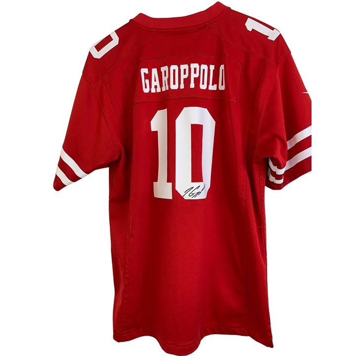 Youth XL 16/20 Nike NFL San Francisco 49ers Red Garoppolo #10 Jersey 8316 GUC
