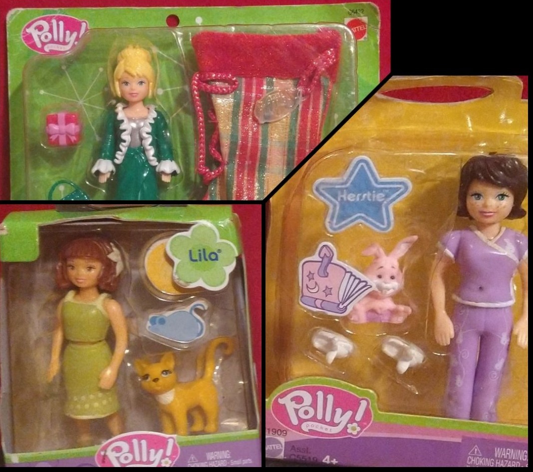 (3) Polly Pocket Sets New In Box
