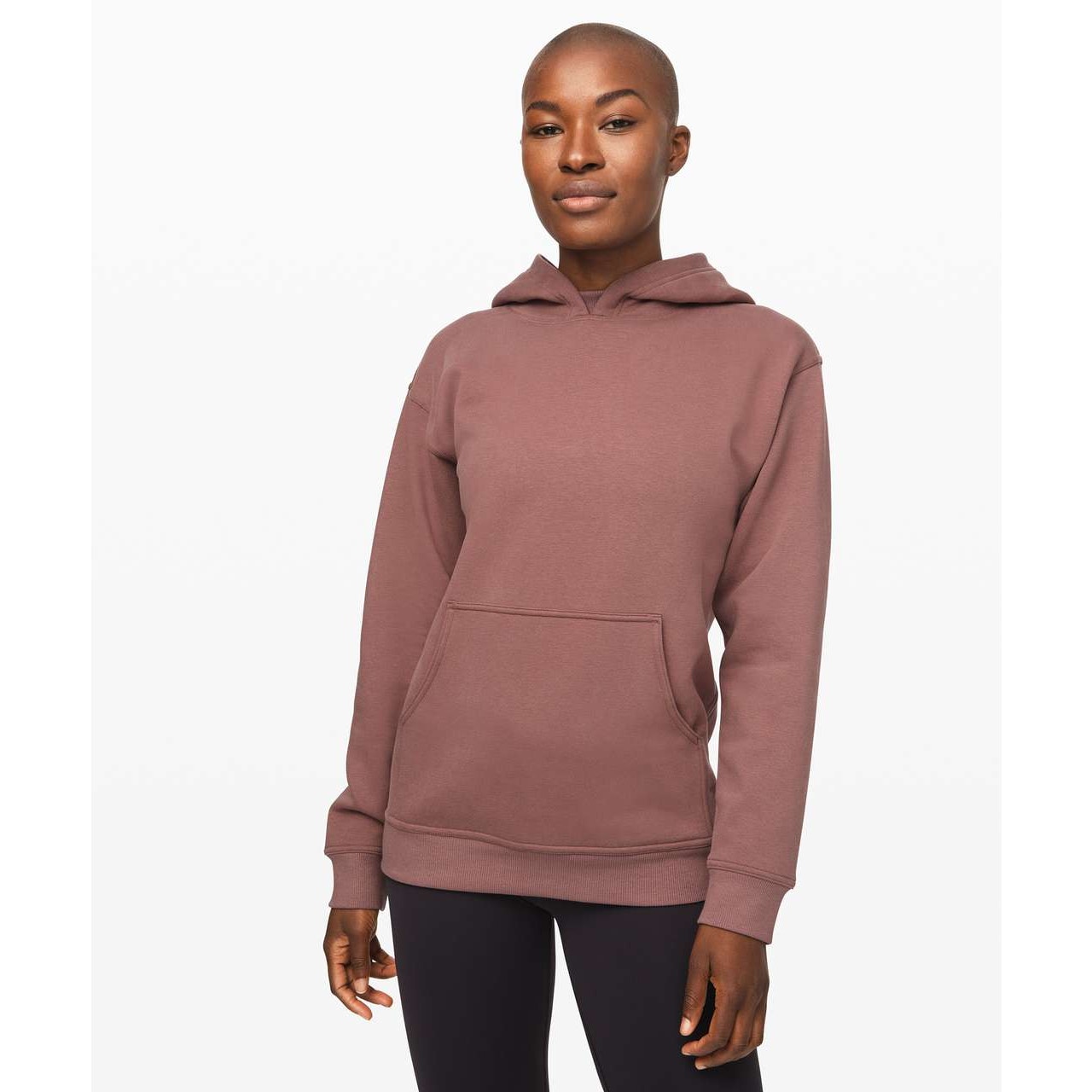 Lululemon Women's All Yours Hoodie Sweatshirt Mauve Pink Spanish Oak Size XXS