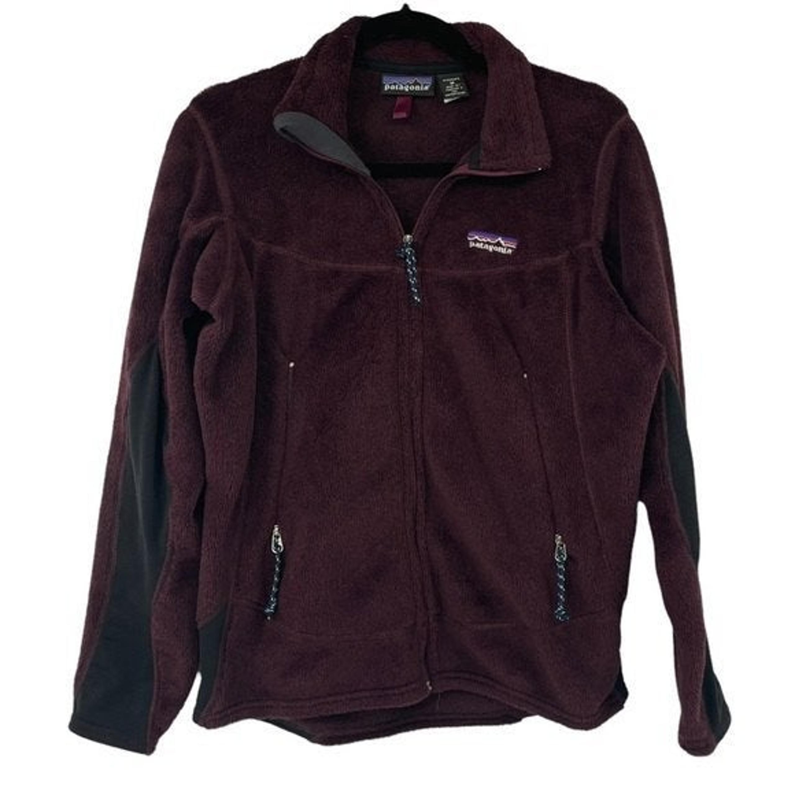 Patagonia Deep Purple R Series Full Zip Up Fleece Jacket with Pockets Medium