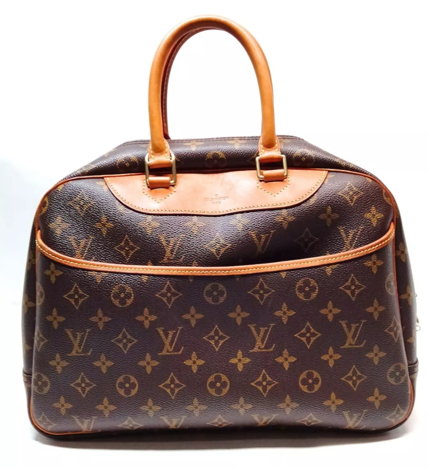LOUIS VUITTON MONOGRAM DEAUVILLE BOWLING VANITY HANDBAG