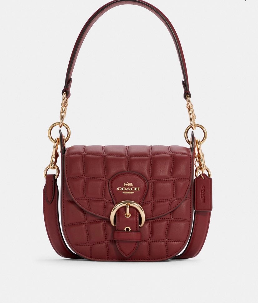 coach Kleo Shoulder Bag 17 With Quilting c7838