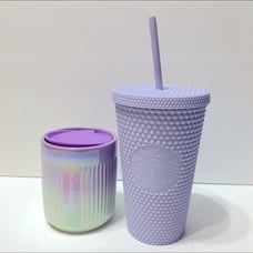 Starbucks lilac tumbler set