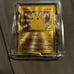 Pokemon pikachu metal card