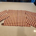 Anthropologie Cloth Napkins 20x20 Plaid NWT Set Of 6 India Cotton