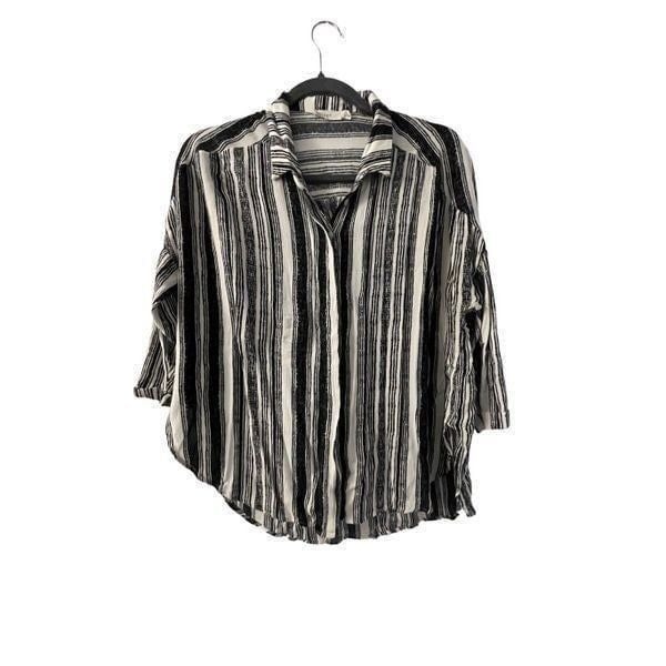Western Serape Button Down Shirt XS