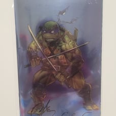 Teenage Mutant Ninja Turtles #1 SDCC 2024 Leonardo Virgin Foil Variant Signed