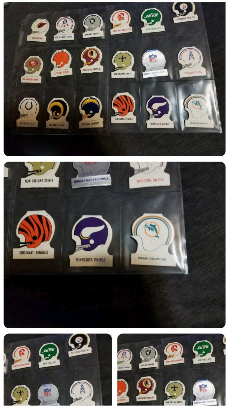 18 Different 1978-82 NFL Football Team Helmet Matchbook Matches Skins Balt Colts