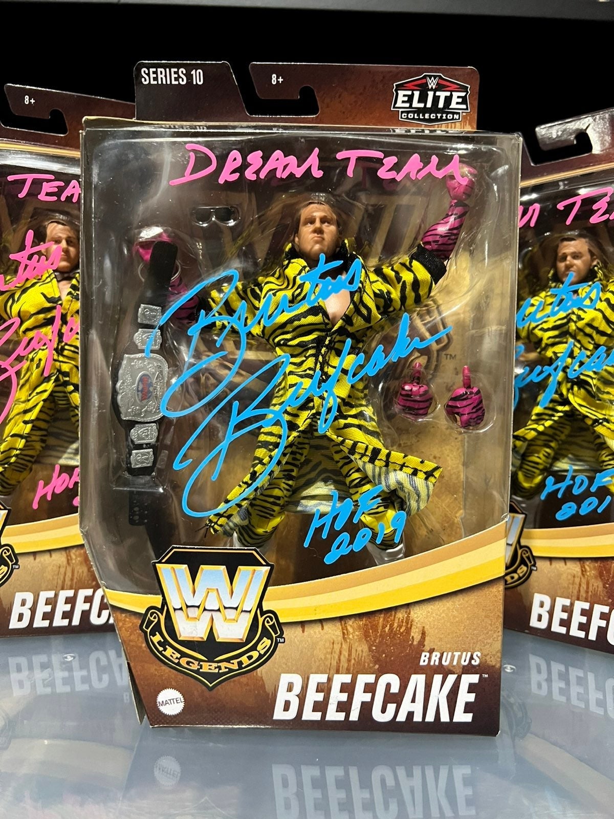 WWE ELITE LEGENDS BRUTUS BEEFCAKE Signed