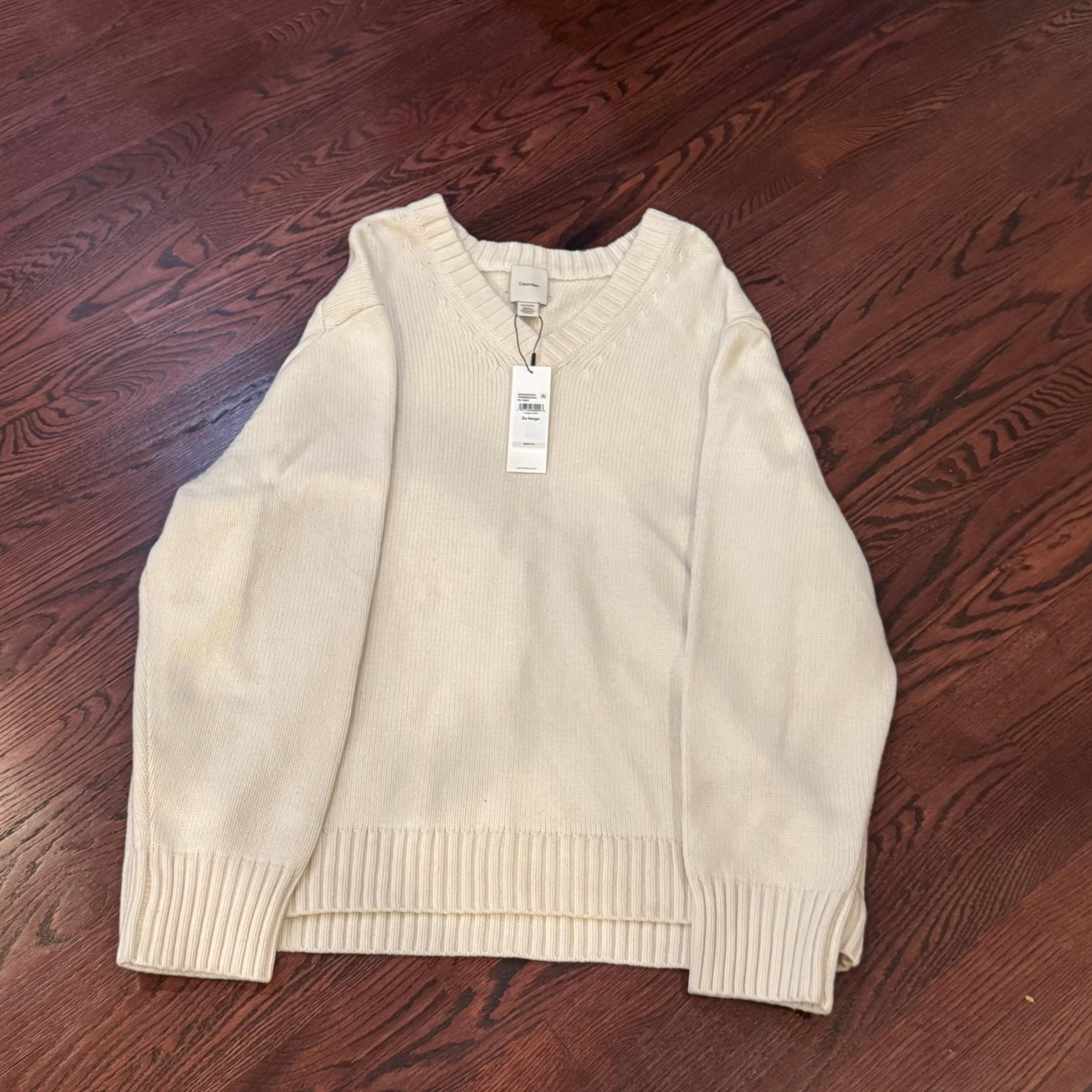 Calvin Klein Wool V-Neck Sweater
