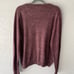 Men's Nordstrom Cotton & Cashmere V-Neck Sweater, Size M- Heathered Red