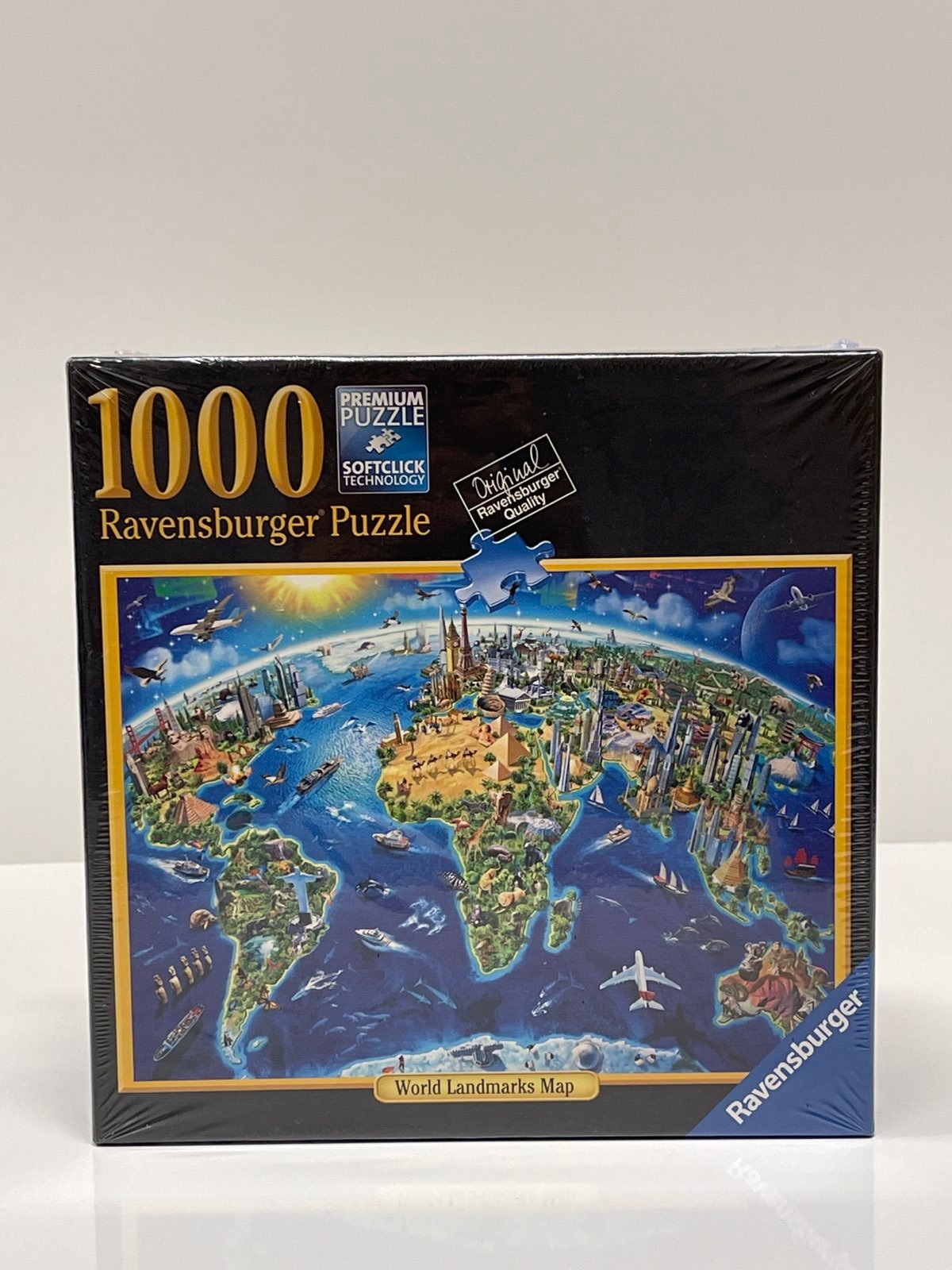 Ravensburger 1000 Piece Puzzle Disney's World Map RB15785-3 New Ravensburger 1000 Piece Puzzle Disney's World Map RB15785-3 New