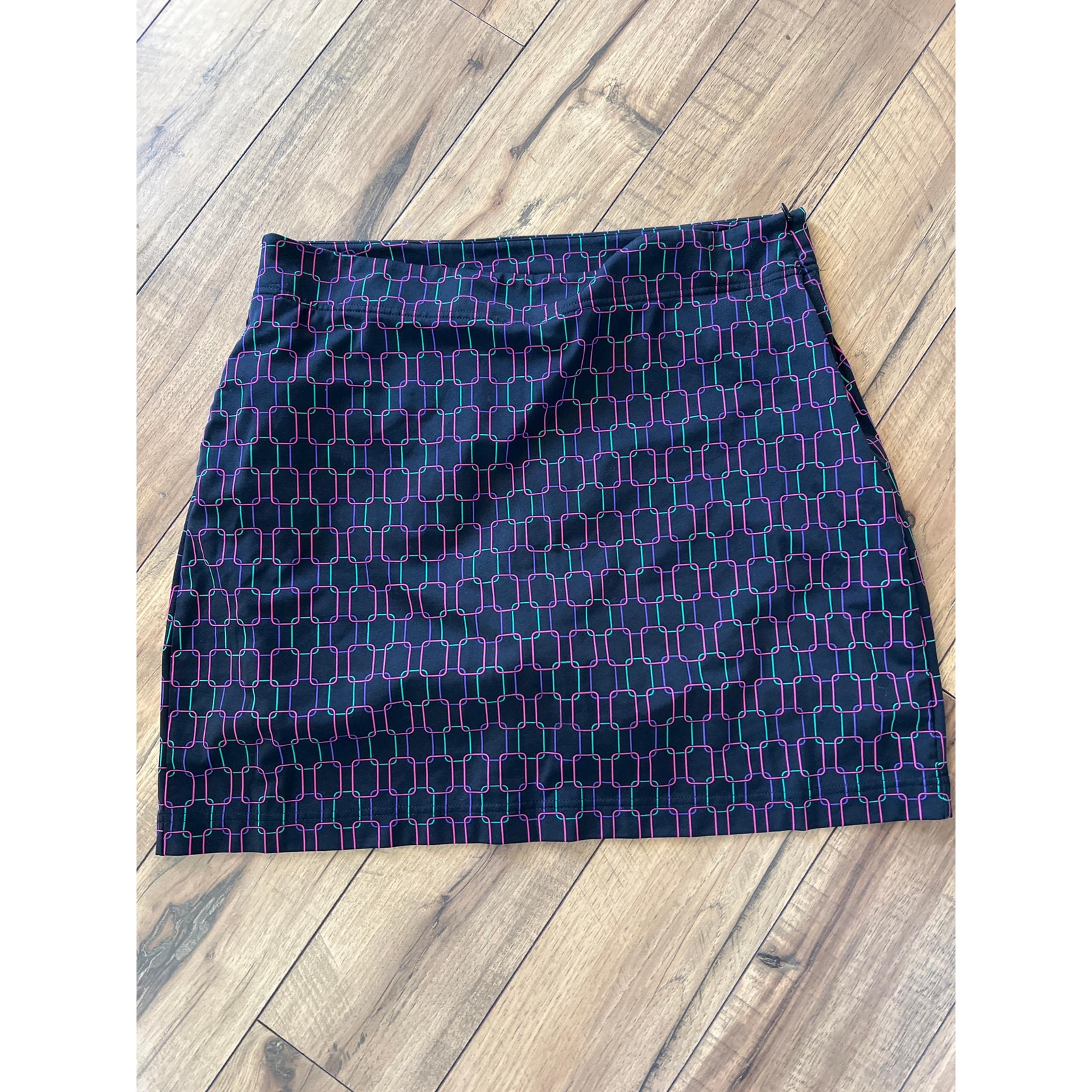 EP Pro size 14 womens golf skort black pink purple teal