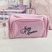 {Juicy Couture} Pink Velour Cosmetic Makeup Bag