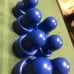 7 PK. Blue 1.5 Diameter Trampoline Pole Caps (NEW)