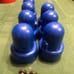 7 PK. Blue 1.5 Diameter Trampoline Pole Caps (NEW)