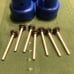 7 PK. Blue 1.5 Diameter Trampoline Pole Caps (NEW)