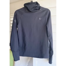 Rabbit Cocoon 2.0 Running Hoodie Women S Black Thumbholes Fleece Performance