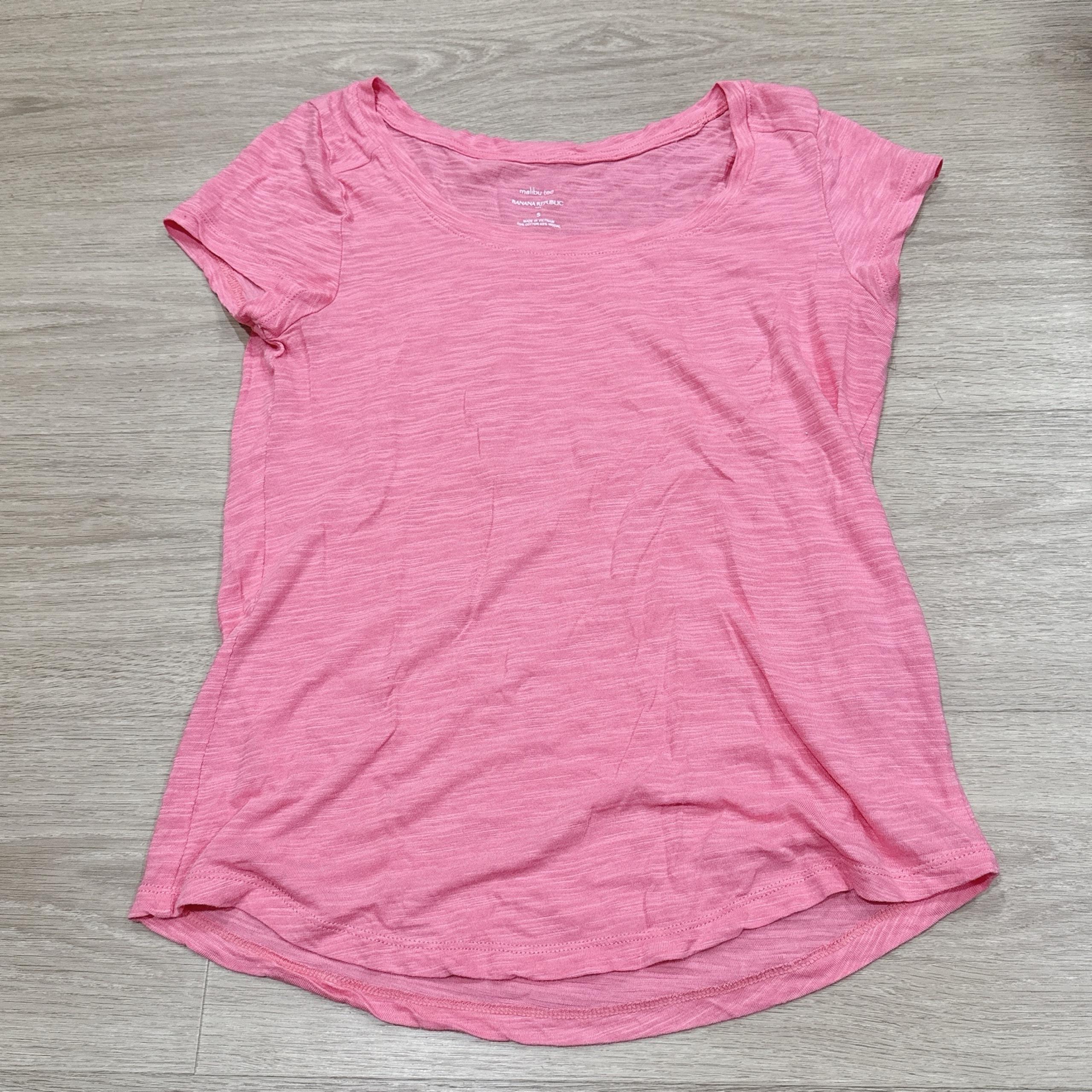 Banana Republic Women's Pink Malibu T-Shirt