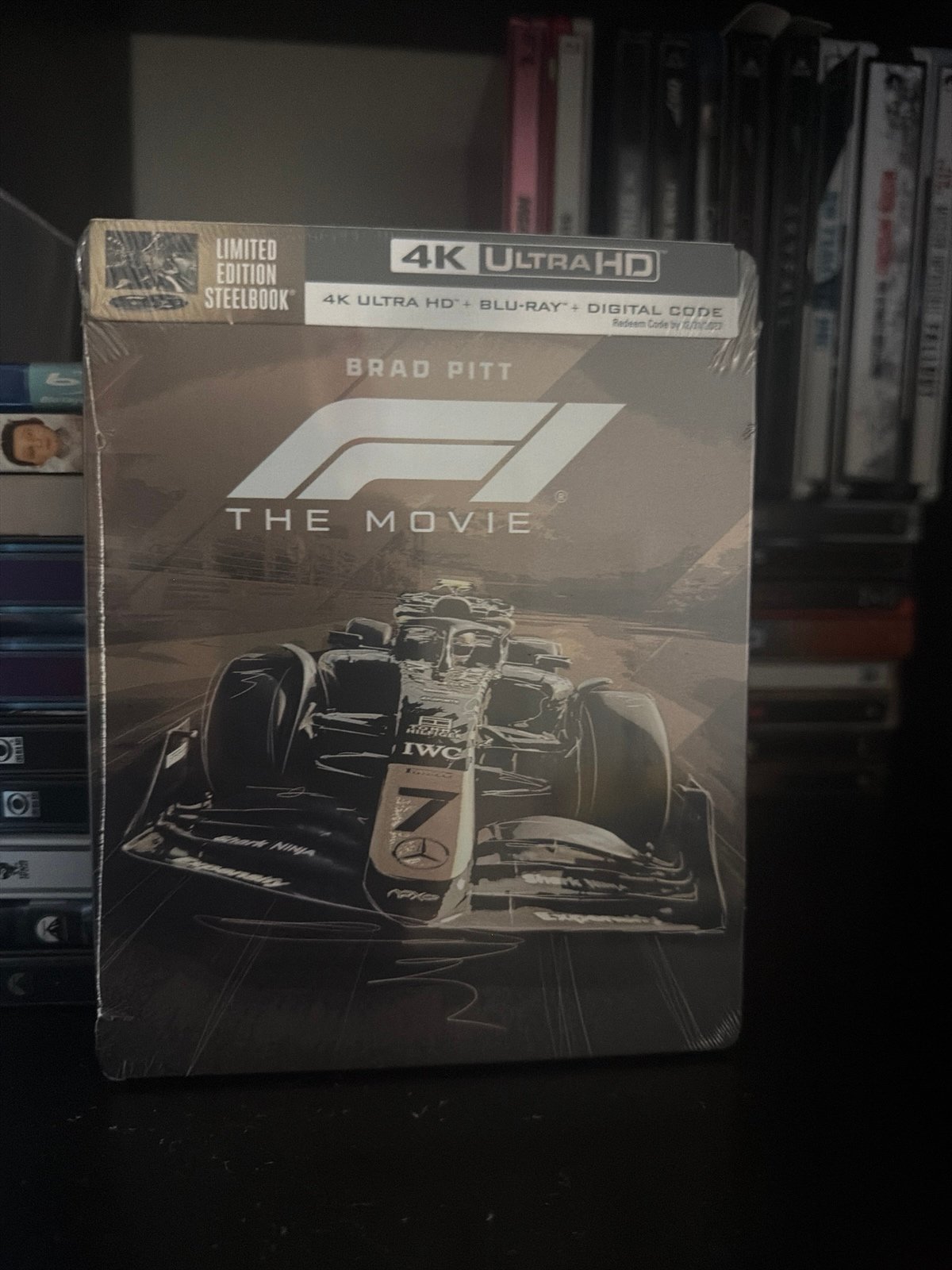 F1 steelbook limited edition 4k uhd + digital copy + blu ray
