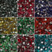 3mm Rhinestones 16 colors pack