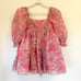 Selkie Wallflower Organdy Puff Sleeve Mini Babydoll Dress Size XS