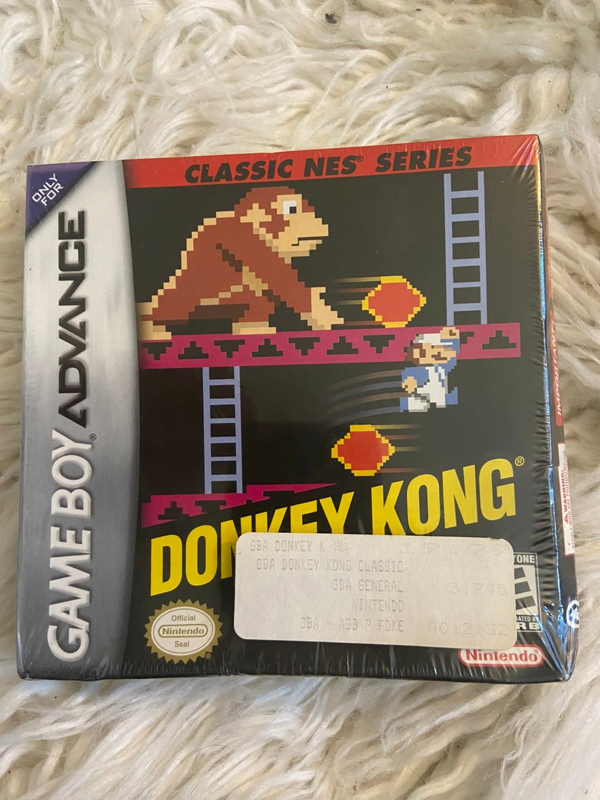 Donkey Kong classic on Nintendo Gameboy Advance