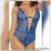 L-Royaly Bule Mono Wire Lingerie Teddy