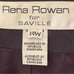 Rene Rowan for Saville women's wool plum purple suit jacket and skirt size 14 b8