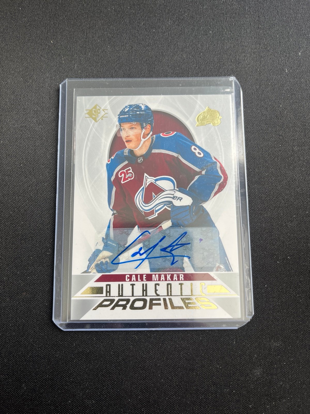 Cale Makar Authentic Profiles Auto!