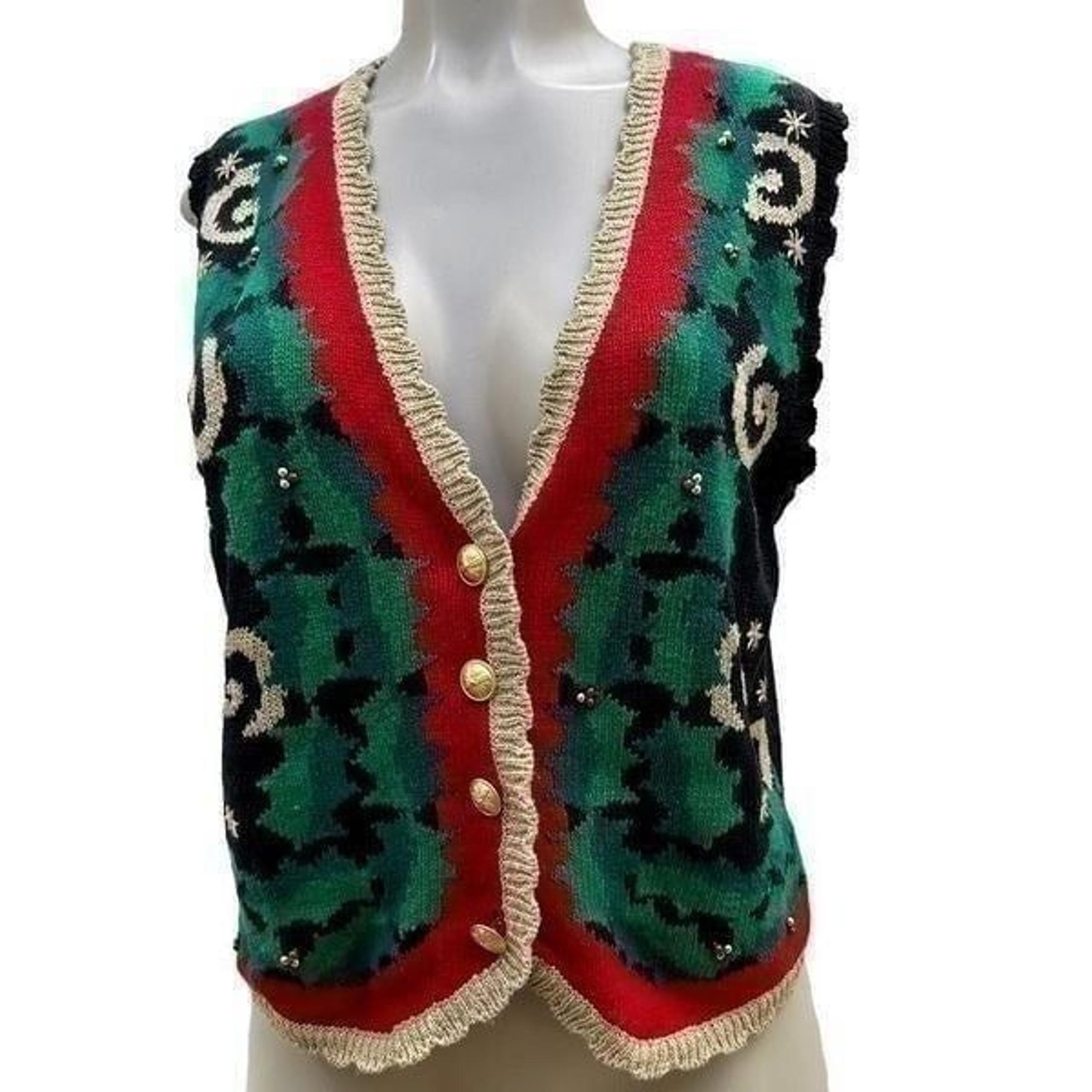 Norton McNaughton Vest Women’s Petite Sleeveless Christmas Vest Top