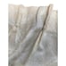 Pair of Vintage White Curtains Damask Design Pleated Top 35 w x 80 l