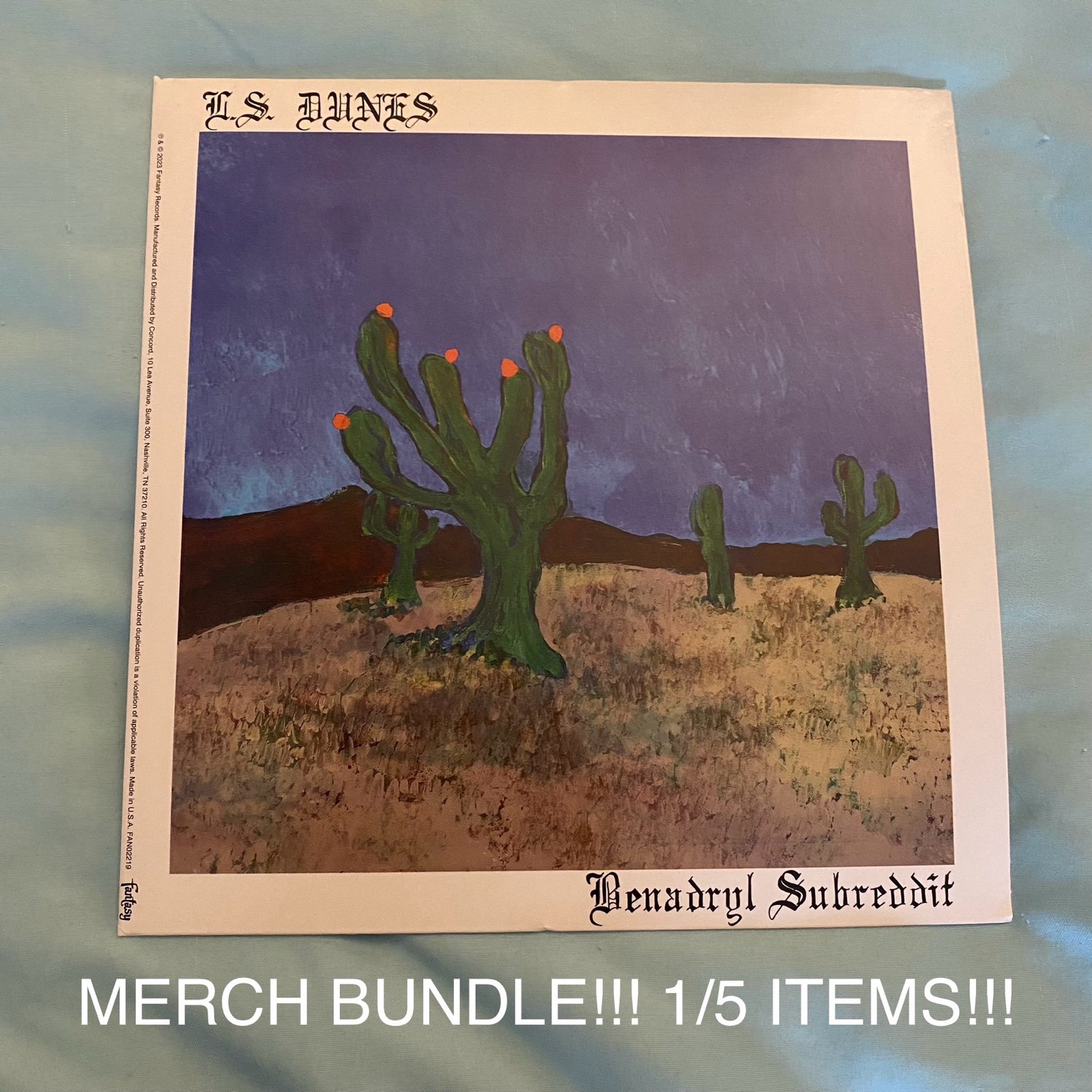 (DM BEFORE PURCHASE!!!) LS Dunes Record, Poster, Shirt, Fan Merch Bundle