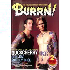 Burrn! Magazine Issue #2 February 2001 Buckcherry Cover Heavy Metal Japan