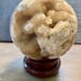 Huge UV Reactive Flower Agate Sphere