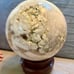 Huge UV Reactive Flower Agate Sphere